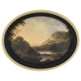 thumbnail image 4 of Home Decor Collection Gold Metro Beaded Oval Framed Landscape Wall Art, Vintage-Style Décor for Living Room, Entryway, Bedroom, or Office, 14x11, 4 of 8