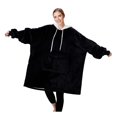 thumbnail image 1 of Sudadera con capucha portátil para mujeres adultas, color negro carbón, 1 of 6