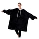 thumbnail image 1 of Sudadera con capucha portátil para mujeres adultas, color negro carbón, 1 of 6