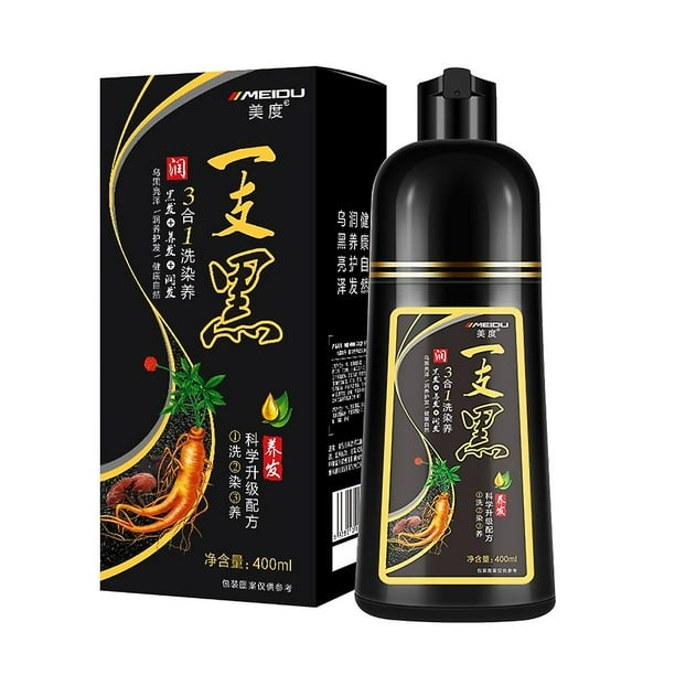 Champú Nutritivo Capilar Para Cobertura De Cabellos Blancos Y Grises Fácil De Usar 500ml