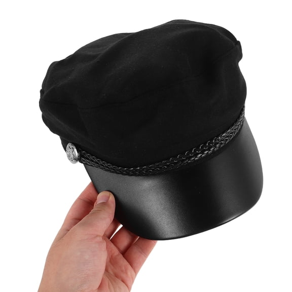 TABLZONE Vintage Unisex Hat Black Wool 1Pcs