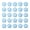 Light Blue, variant on KGJQ 30PCS Numbered Pencil Toppers, Reusable Prevent Pencil Confusion Labels, Plastic Tracking Marker Clips, for Teachers Student School