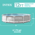 thumbnail image 3 of Intex 26711EH 12' x 30" Metal Frame Above Ground Pool with Pump & Canopy, 3 of 7