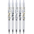 thumbnail image 3 of Pilot G2 Fashion White Collection Premium Retractable Gel Ink Rolling Ball Pen, Fine Point, White Barrel, Assorted Ink, 5 Count, 3 of 6
