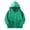 Army Green, variant on Youth Solid Color Zip-Front Hooded Sweatshirt with Pockets Boys Girls Casual Long Sleeve Pullover Top Hooded Sweatshirt