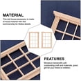 thumbnail image 4 of 4 Pcs 1:12 Scale Dollhouse Window Dollhouse Furniture Miniature Mini DIY Wooden Window Dollhouse Decorations for Dollhouse Wall Decorations DIY Scene Doll Home Furniture Craft, 4 of 7