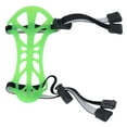 thumbnail image 2 of El protector de tiro con arco TPE puede ajustar el arco de la correa, el protector del antebrazo, la caza y el tiro con arco, los accesorios deportivos al aire libre son verdes., 2 of 10