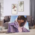thumbnail image 4 of Blanket Karl Jacobs Soft and Comfortable Warm Fleece Throw Blankets Yoga Blankets Beach Blanket Picnic Blankets Gift for Dorm room office decor Sofa Bed Camping Travel All Season, 4 of 6