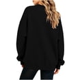 thumbnail image 7 of akafmk Girls Crewneck Sweatshirts Long Sleeve Pullover Tops Solid Color Casual Sweatshirt with Pocket Fall Winter Clothes for Daily School Wear, Size 14-15 Years, 7 of 7