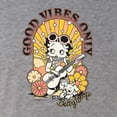 thumbnail image 5 of Wild Bobby Betty Boop Good Vibes Only Betty Boop Tri-Blend Racerback Tank Top, Premium Heather, Medium, 5 of 5