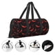 thumbnail image 3 of Easygdp Red Hot Chili Bolsa de Viaje, Bolsa de Mano, Bolsa de Gimnasio, Bolsa de Equipaje para Viaje, 3 of 6