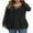 A-Black, variant on Mengpipi Womens Plus Size Tops Criss Cross V Neck Long Sleeve Fall Casual Shirt 1X-5X
