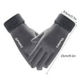 thumbnail image 2 of Oggfader Men's Winter Warm Gloves - Windproof Neoprene with Fleece Lining, Thick for Outdoor Skiing Cycling Hiking, 2 of 4