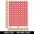 thumbnail image 2 of French Fries with Mustache and Beret 200+ Round Stickers - Red - Matte Finish - 0.50" Size, 2 of 3