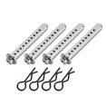 thumbnail image 2 of Body Post Holder, Wear Resistant Rust Proof Body Post Mounts Portable Lightweight With R Clips For Axial SCX10 1/10 RC Car, 2 of 8