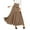 Khaki, variant on Sngxgn Womens Skirts Long Skirt for Women High Waist Dresses(,M)