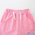 thumbnail image 4 of Spazoro Kids Girls Sport Shorts, Printed Elastic Waist Summer Activewear Comfortable Fit Pants for Child Girls Boys Pink Size 4 T, 4 of 6