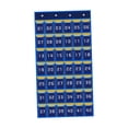 thumbnail image 4 of QualitChoice Durable Pocket Chart Classroom Storage For Cellphones Sundries Keeps Learning Supplies Organized Classroom Pocket Chart 42 Pockets Blue, 4 of 6
