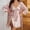 Pink, variant on MGDXOX Women's Satin Robe Set 2 Piece Silk Pajamas Sets Lace Cami Nightgown with Kimono Robes Fashion Nightwear White M