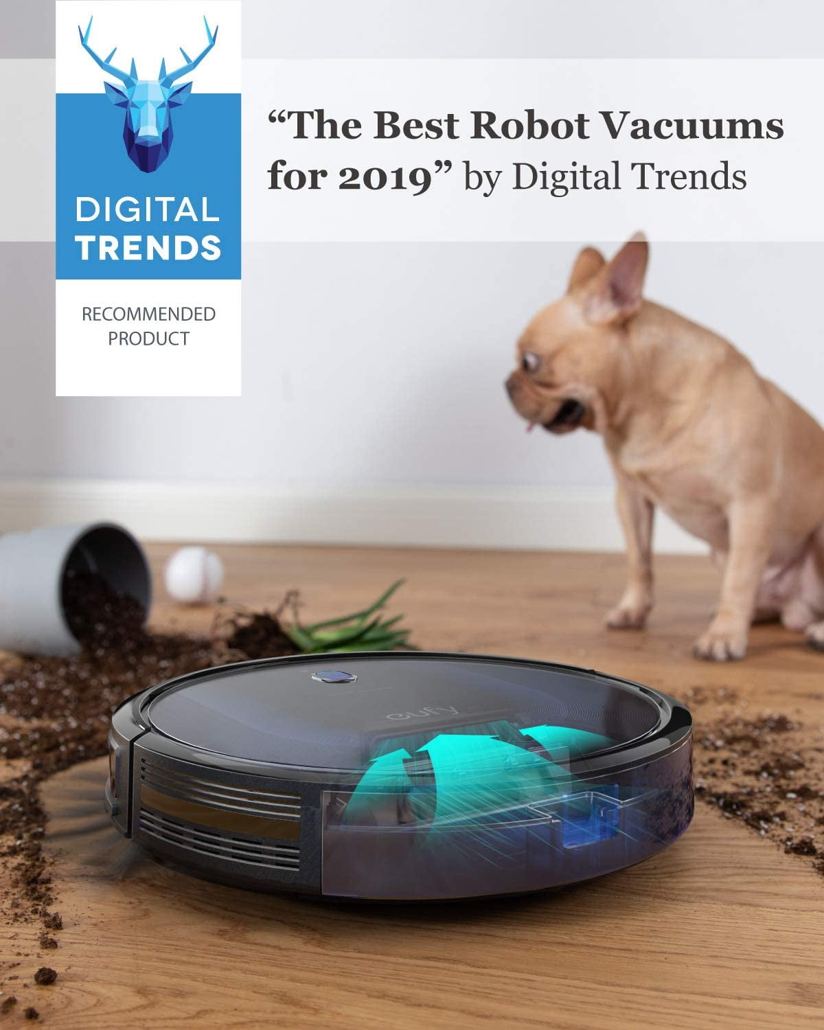 eufy RoboVac 15C MAX, Wi-Fi Connected, 2000Pa Suction, Robot Cleaner - Walmart.com