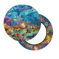 thumbnail image 2 of Balery Sea World Fundas de asiento para taburete de bar redondo de tela de terciopelo ajustables que protegen de arañazos y manchas para sillas de 14 a 17 pulgadas.-12 inch, 2 of 7