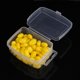 thumbnail image 2 of Lot de 60 appâts souples en plastique jaune pour la pêche (n° 1), 2 of 3