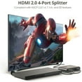 thumbnail image 5 of Siig 248093 Ac Ce-h26911-s1 1x4 Hdmi 2.0a Splitter W Built-in & User Adjustable Edid, 5 of 9
