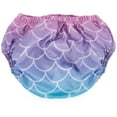 thumbnail image 2 of Swimways Swim Diaper, Baby Swim Diapers for Swimming Pool, Lake & Beach, Newborn Diapers & Baby Essentials for Kids 18-22 lbs (12 Months), Mermaid, 2 of 3