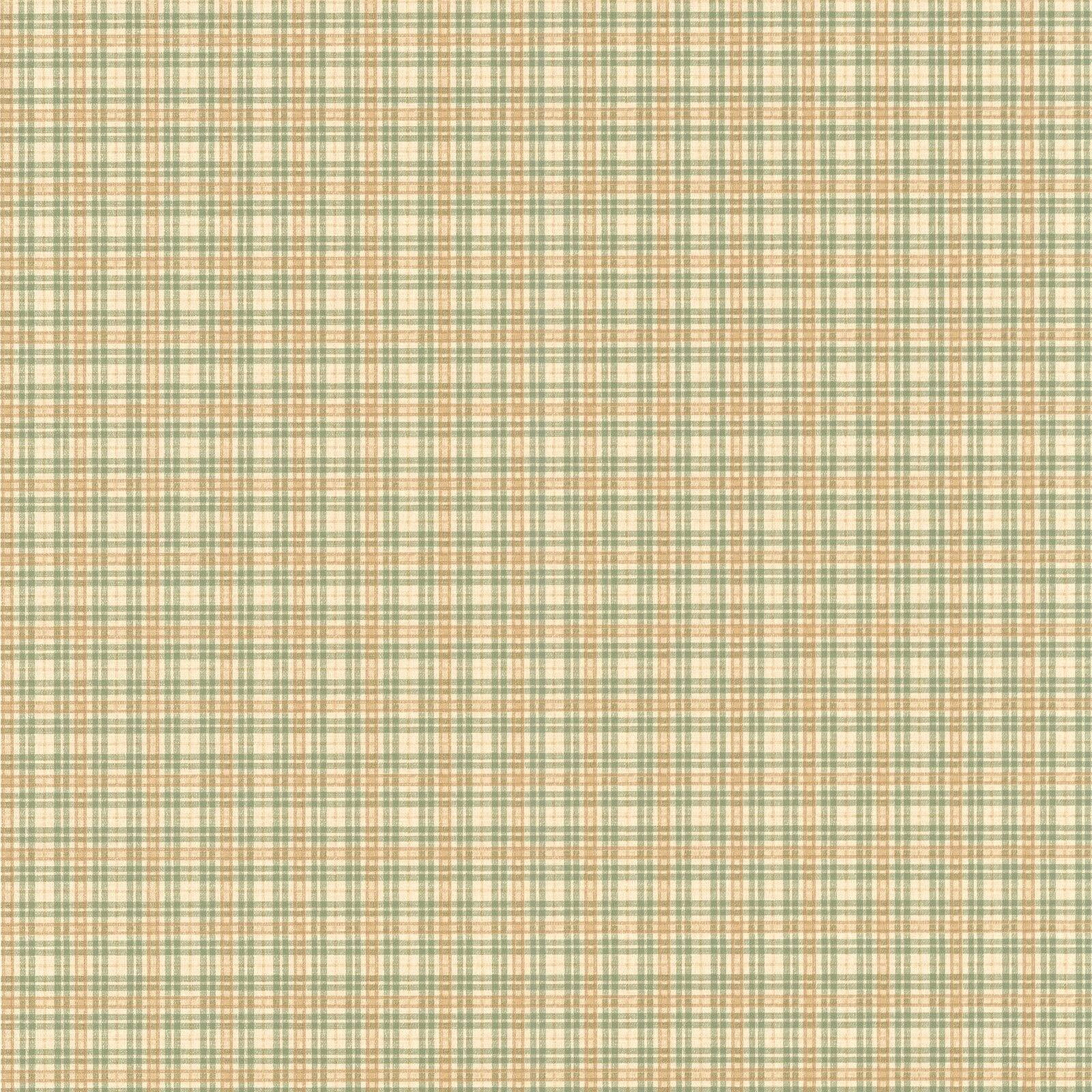 Brewster Tartan Green Plaid Wallpaper, 20.5-in by 33-ft, 56.38 sq. ft