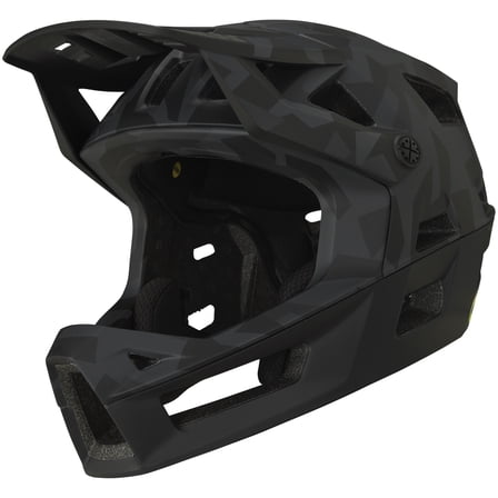 iXS Trigger FF MIPS Enduro Mountain Bike Full Face Helmet Black Camo XS(49-54cm)