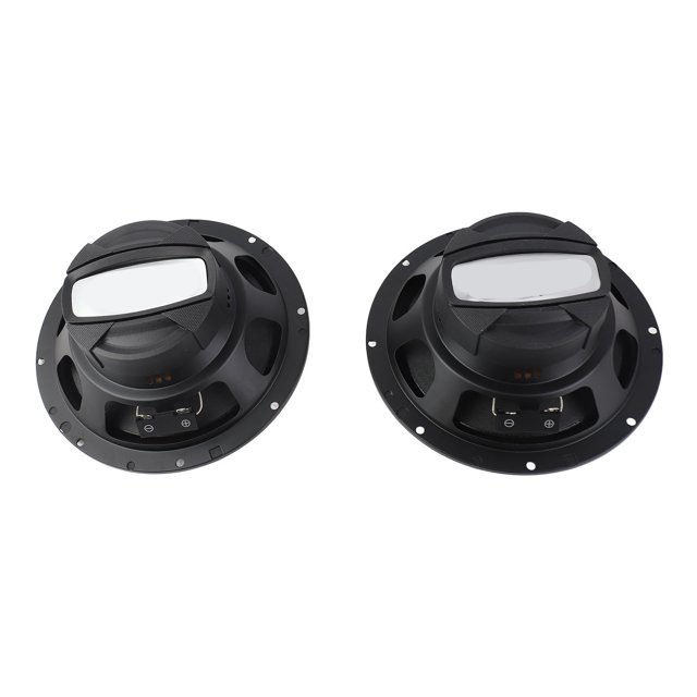 2 Way Car Coaxial Loudspeaker, Low Distortion 6.5 Inch Car Stereo Speaker Full Range for Vehicles