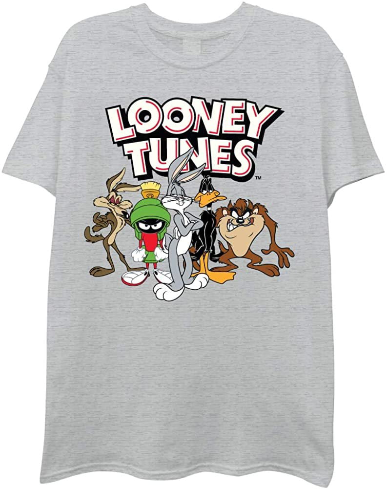 Looney Tunes Looney Tunes Mens Group Shirt Bugs Bunny Marvin And Taz Tee 90 S Classic T
