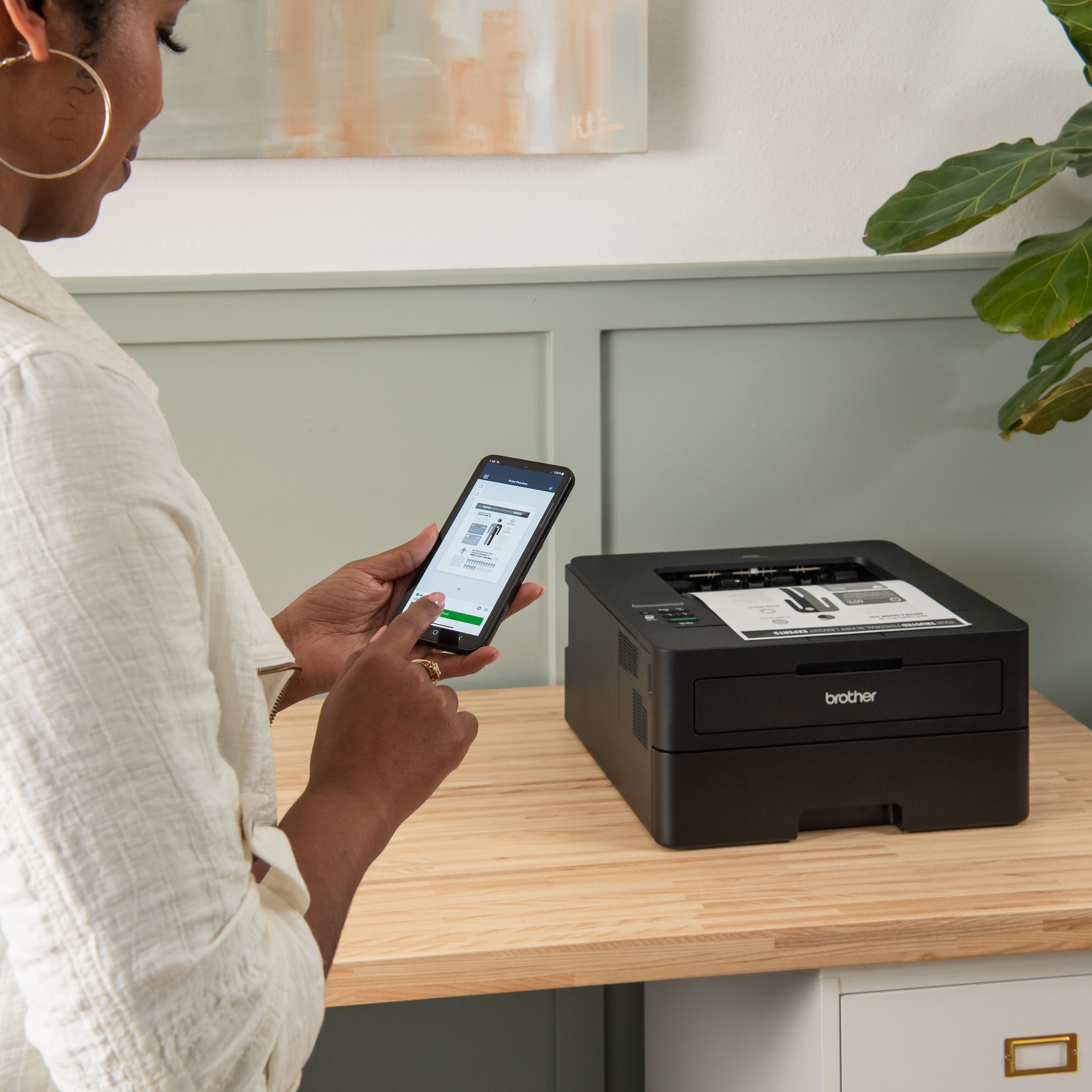 Brother HL-L2420DW Wireless Monochrome Laser Printer photo 8