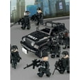 thumbnail image 4 of Soapjuice 22PCS Unofficial Military Off-Road Vehicle Building Block Set with Minifigures, 4 of 9