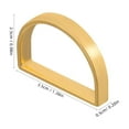 thumbnail image 2 of VERDANVERSE 8Ud Anillos Para Servilletas Dorados De Metal Para De En Y, 2 of 6