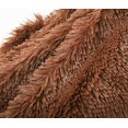 thumbnail image 2 of Soft Shaggy Fuzzy Throw Blanket - Fluffy Snuggly Faux Fur Blankets - Warm Cozy Plush Sherpa Blanket for Couch Sofa Bed Photo Props Home Decor,(60x50 Inches) Khaki, 2 of 5