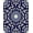 Navy, Pattern 2, variant on ODIKA 2'x3' Machine Washable Non-Slip Area Rug, Kaleidoscope Prism Design with Faceted Crystal Motifs High Traffic Rug, Blue, 546453