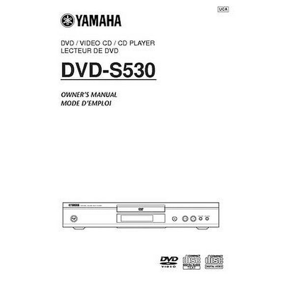 Instruction Manual ONLY for Yamaha DVD-S540 DVD Player Owners Manual REPRINT