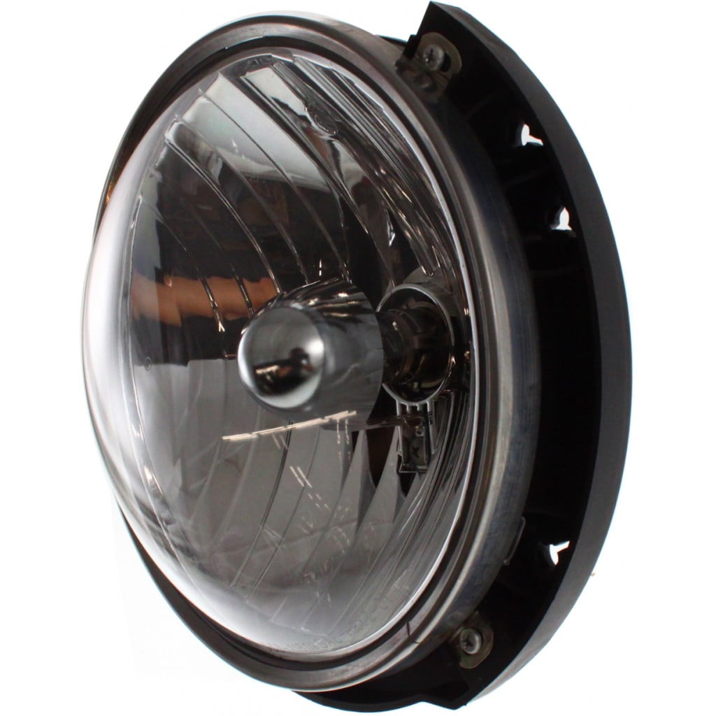Headlight Compatible With 2007-2017 Jeep Wrangler Left Driver Halogen With bulb(s) CAPA Certified