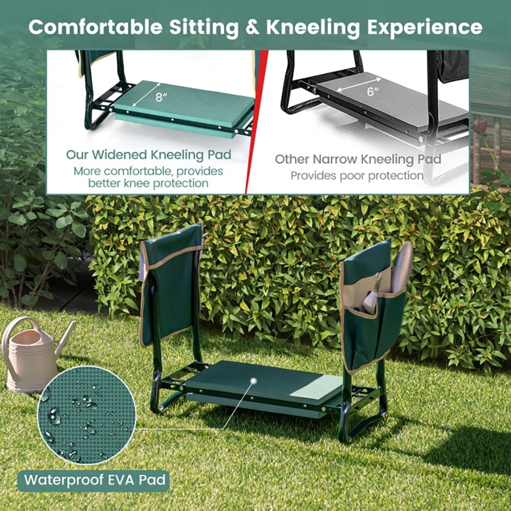 Barara King Folding Garden Kneeler and Seat Bench