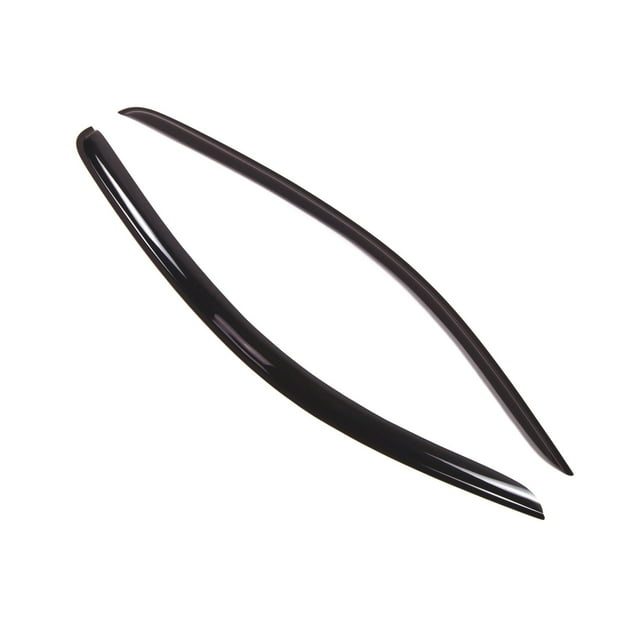 TuningPros Outside Mount Window Vent Visors Rain Guards Compatible with Ford Mustang 2005-2014 | Side Window Wind Deflectors Rain Shields | Smoke Tinted, 2 Pcs Set, DGWV-186