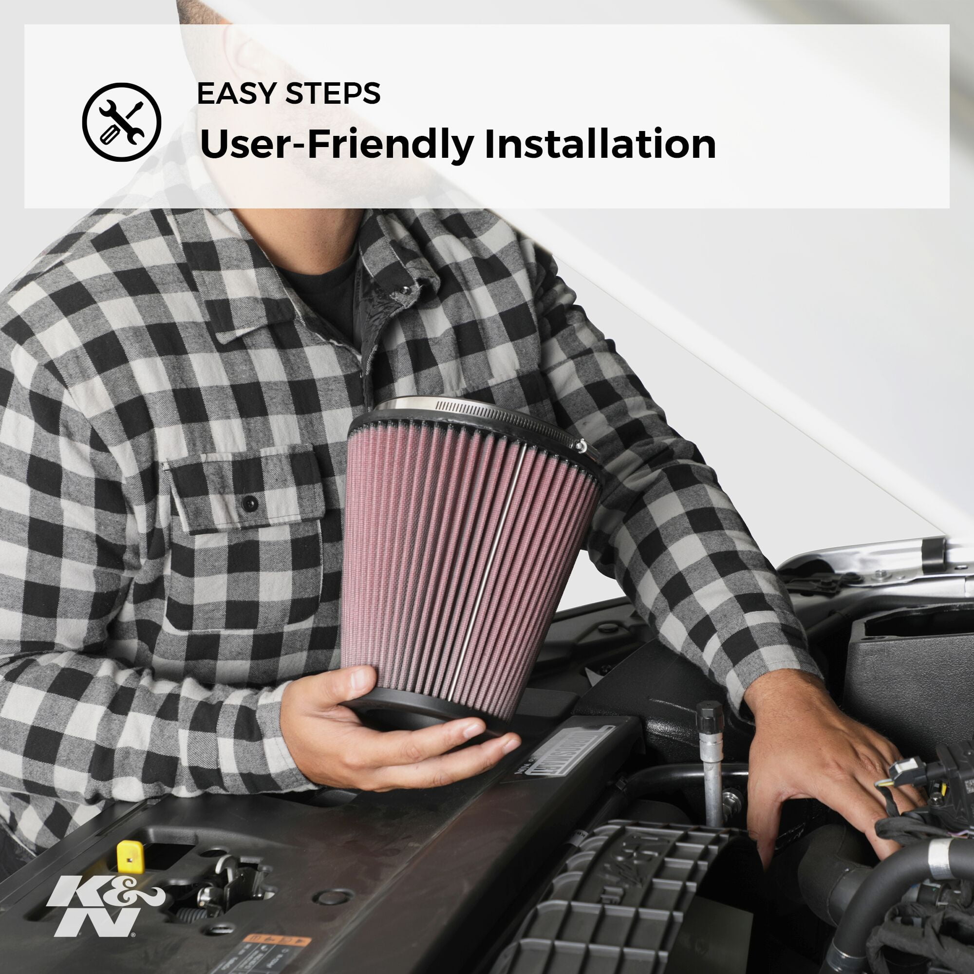 K&N Performance Universal Vent Air Filter/Breather, 62-2470