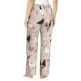 thumbnail image 3 of Pajama Pants Women, Bohemian Cute Chicken Egg Sweatpants Soft Sleep Lounge Pants, Casual PJ Bottoms Pants with Pockets, 3 of 5