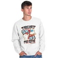 thumbnail image 5 of Tootsie Pop Mr Owl Kanji Trust No One Sweatshirt for Men or Women Brisco Brands S, 5 of 6