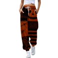 thumbnail image 2 of Red High Waist Pjs Loose Pant Wide Leg Halloween Sleepwear Home Wear M, 2 of 6