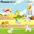 thumbnail image 3 of Juego de accesorios para animales de granja de Magnetic Tiles PicassoTiles PTA27, 3 of 7