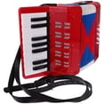 thumbnail image 1 of 1Pcs Red ABS Accordion Musical Toy for Kids with Compact Design 9.1X8.9X3.9in, 1 of 8