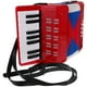 thumbnail image 1 of BRIGHTFUFU 1pc plástico acordeón niños introducción niños juguete musical instrumento musical (rojo), 1 of 7