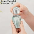 thumbnail image 6 of XIUDA Small Urns for Human Ashes 2.85 Inch Mini Cremation Urns for Mom Dad Aluminum Mini Urns for Ashes Small Keepsake Urn -Lake Green, 6 of 6