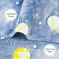 thumbnail image 5 of PAVILIA Glow in the Dark Blanket, Space Planet Gift for Girls Boys, Toy Blanket for 1 2 3 4 5 6 7 8 9 10 Year Old Boy, Soft Plush Fleece Kids Gift Blanket for Birthday, Christmas, Room Decor, 60x80, 5 of 9